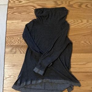Black Maeve Anthropologie long turtleneck sweater